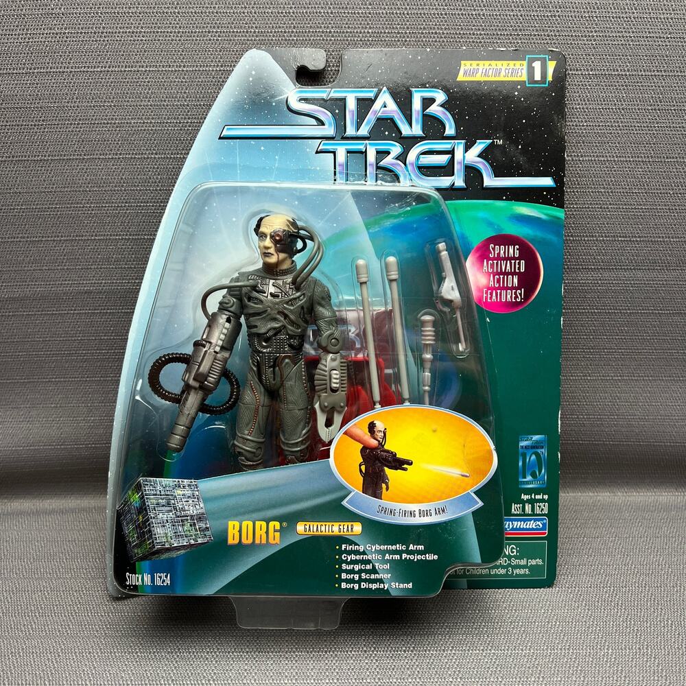 Playmates 1997 Star Trek TNG Warp Factor Series 1 Borg Action Figure